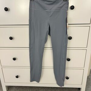 Vuori Gray/Blue Stride Leggings color flint, new with tags